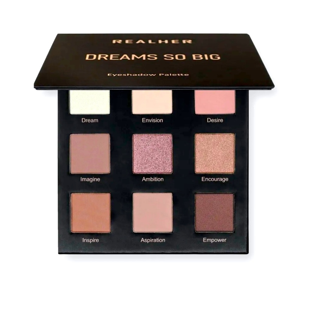NIB: REALHER Dreams So Big 9 Pan Eyeshadow Palette! - Picture 7 of 11